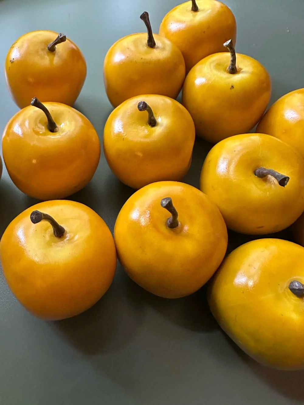 Collection of 13 apples • faux apples